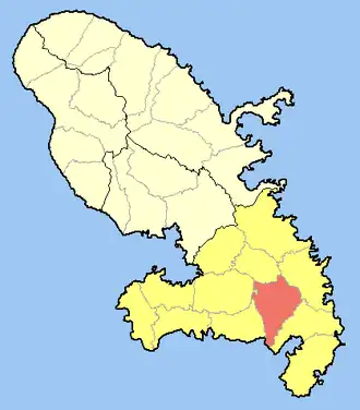 Kaart van Rivière-Pilote