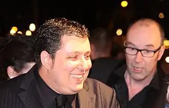 Robert Vuijsje met op de achtergrond Bart Chabot