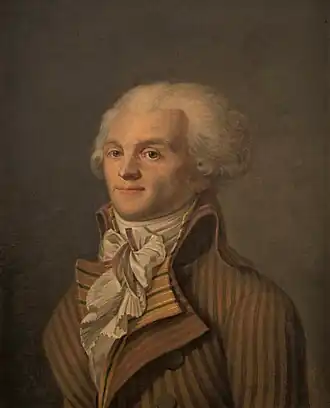 Anoniem portret van Robespierre(ca. 1790), Musée Carnavalet