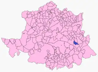 Kaart van Robledollano