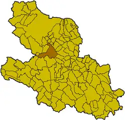 Locatie van Rocca di Mezzo in L'Aquila (AQ)