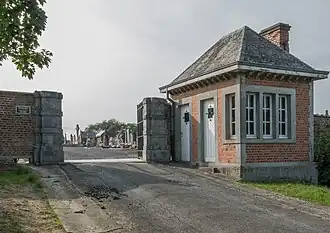 Toegang tot de begraafplaats