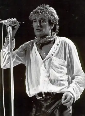 Rod Stewart in Parijs (1986)