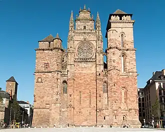 Westwerk van de kathedraal