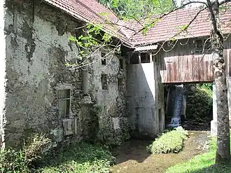 Watermolen in Hleviše
