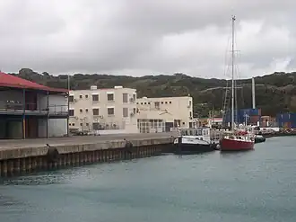 De haven van Port Mathurin