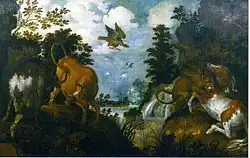 Elia in de woestenij, circa 1625, Sint Eloyen Gasthuis, Utrecht