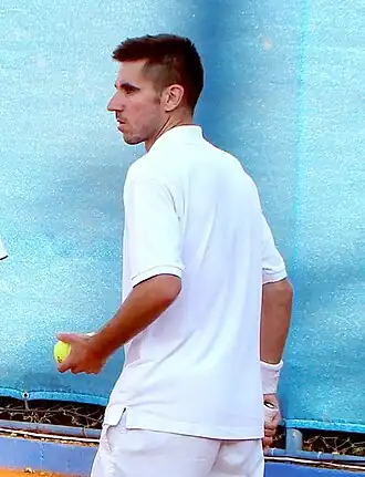 Karanušić tijdens het ATP-toernooi van Umag in 2008