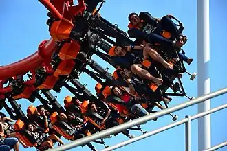 Sky Coaster in Dream World (Thailand)