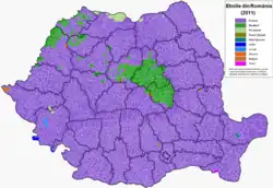 Taaleilanden in Roemenië