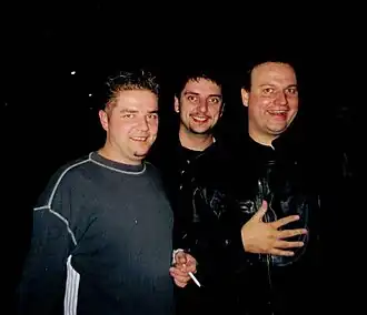 The Romans van links naar rechts: Chris Leurs, Laurens Leurs and Frank Coonen