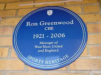 Herinnering aan Ron Greenwood