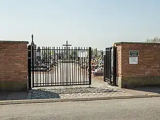 Toegang tot de begraafplaats