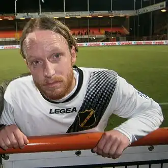 Ronnie Stam als speler van NAC Breda in 2016