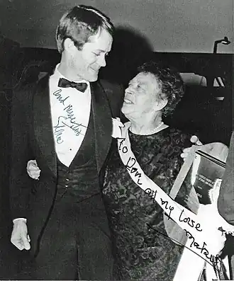 Steve Ross en Mabel Mercer in 1982