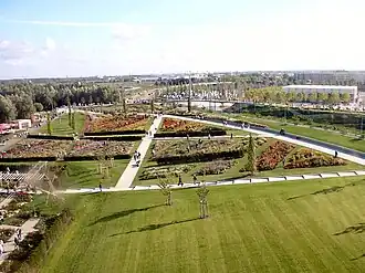 Het terrein van de IGA 2003