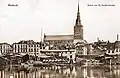 De Jacobikerk vanaf de haven (circa 1900)