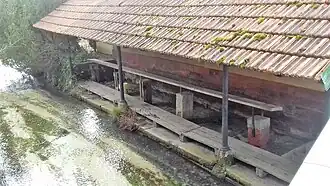 Openbare wasplaats in Rothbach (im Elsass)