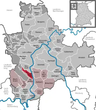 Kaart van Rothenfels