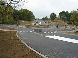 Aanleg rotonde 27-10-2006