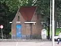 Transformatorhuisje aan de Heemraadssingel ter hoogte van de Rochussenstraat.