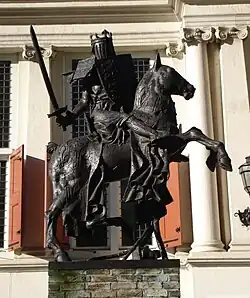 Beeld van graaf Willem IV van Holland, Korte Hoogstraat