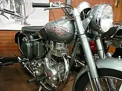 De Bullet 350 (dit is een exemplaar uit 1955) is tot op de dag van vandaag dé motorfiets in India