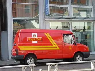 Royal Mail-bestelbusje