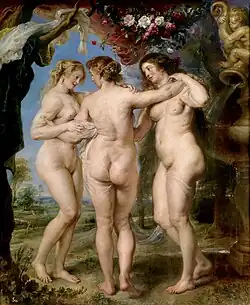 De drie Gratiën, ca. 1635, Museo del Prado