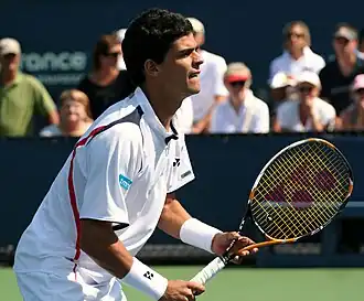 Rui Machado op de US Open, 2011