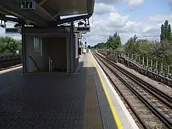 Een blik naar het westen.