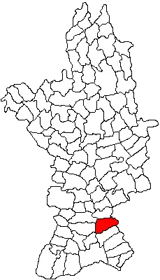 Kaart van Rusănești