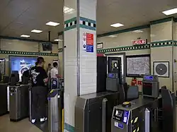 De stationshal in september 2016