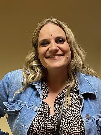 Ruth Beeckmans backstage bij "Code van Coppens", oktober 2021