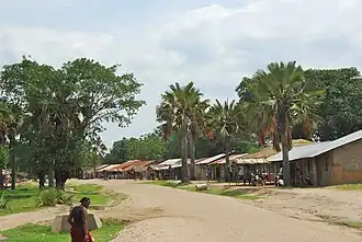 De plaats Rwebisengo