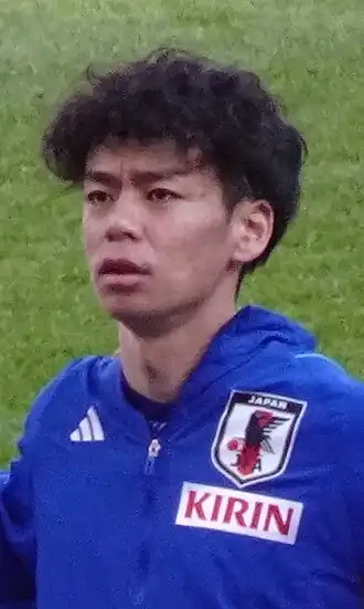 Itō bij zijn debuut voor Japan in 2024