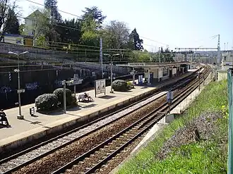 Overzicht van het station.