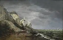 Krijtrotsen op Møn, 1831, Niedersächsisches Landesmuseum Hannover