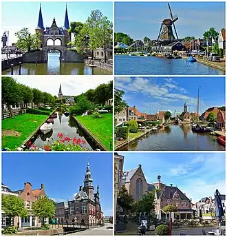 Sneek, Woudsend, IJlst, Hindeloopen, Bolsward, Workum