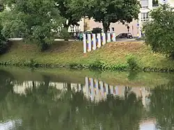 Die vier Farben des Kantenspektrums in Reihung (1994), Ulm