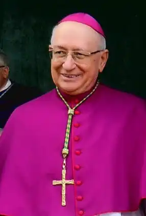 Giacinto Berloco tijdens de Heilige Bloedprocessie in 2013