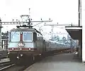 Re 4/4 SE – 11112 in ± 1985 te Lausanne
