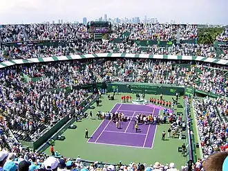 Tennisstadion in Crandon Park