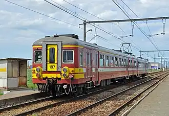 De 187 in Station Zwankendamme