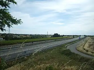 De SS7 bij Francavilla Fontana