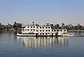 Raderstoomboot Karim uit 1917, op de Nijl bij Luxor (Egypte)