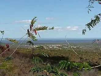 De ligging van São João da Fronteira