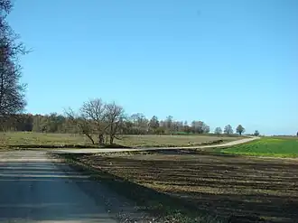 De P94 bij Bērzmuiža