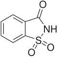 Structuurformule van sacharine