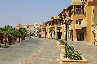 Sahl Hasheesh: kustboulevard